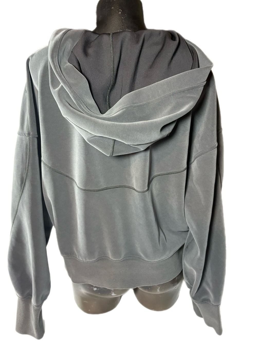 lululemon athletica Slate Gray Cropped Hooded Jacket